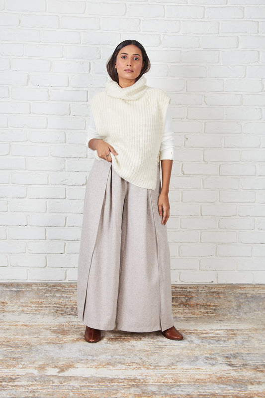 Baby Alpaca Turtleneck Vest