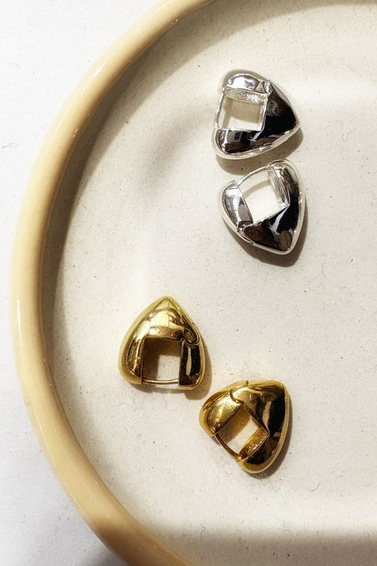 Heartform Hoops