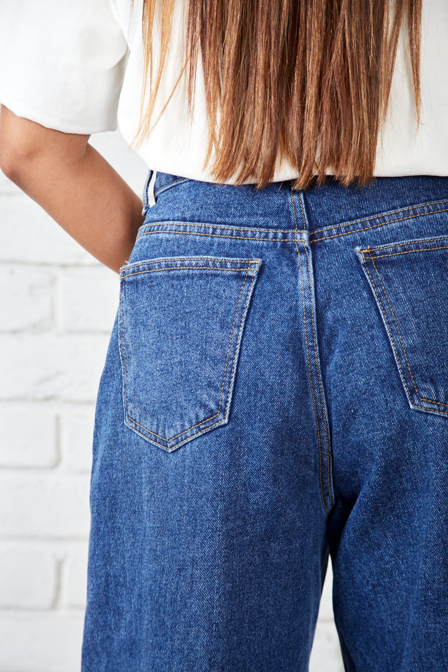 Korean Cotton Ankle Jeans