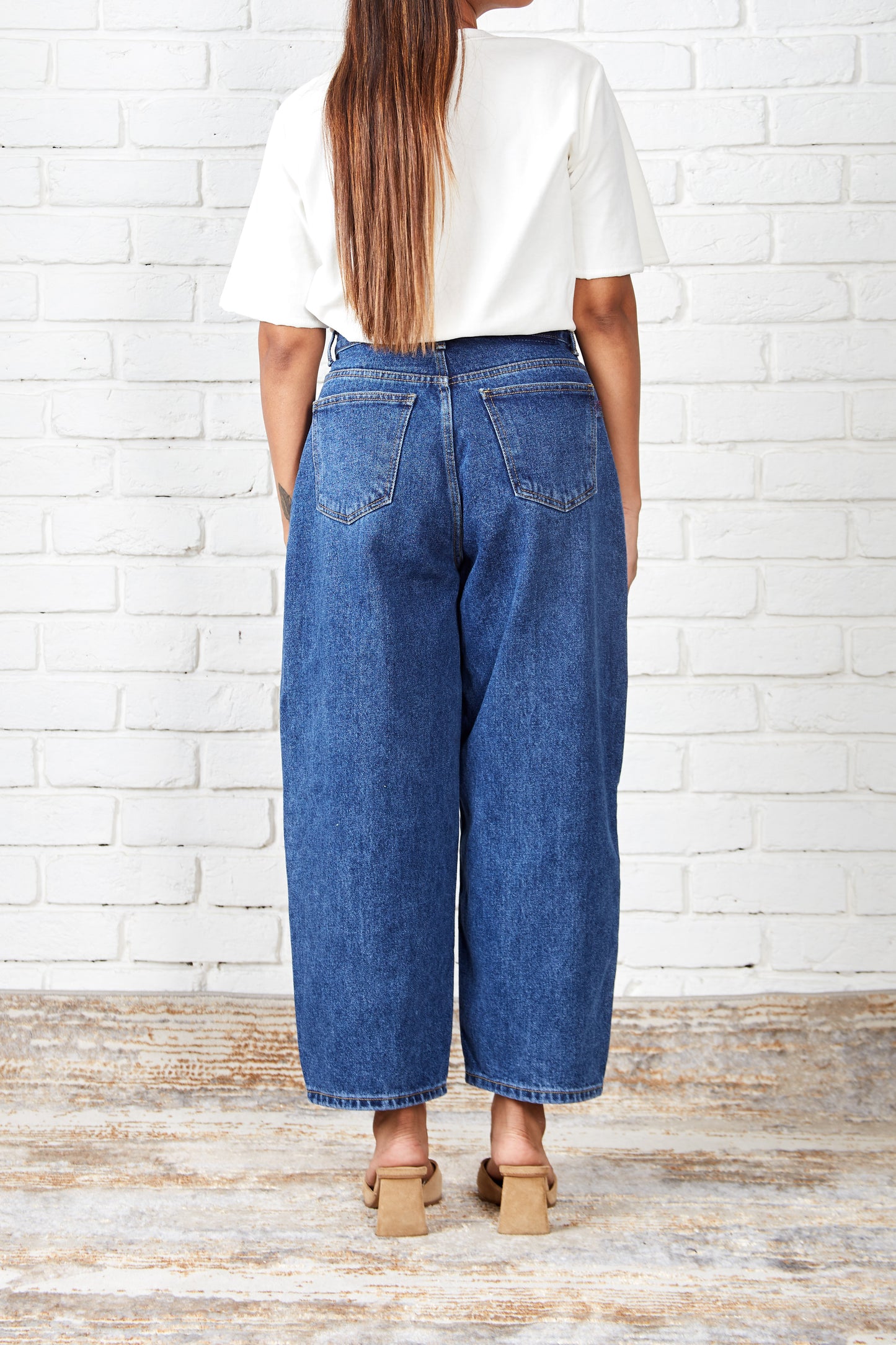 Korean Cotton Ankle Jeans